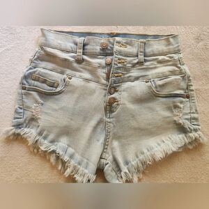 NoBo Women's High Rise denim shorts